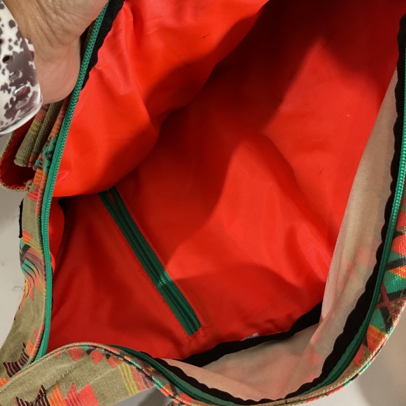 Kavu Rope Sling Crossbody Bag Southwest Aztec Print - Picture 3 of 11